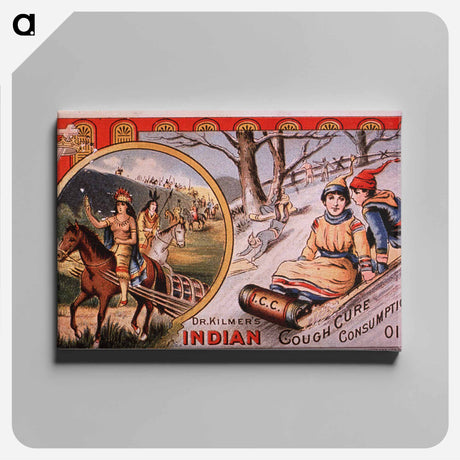 アートパネル-Dr. Kilmer's Indian Cough Cure Advertisement
 - 国立医学図書館 Canvas.