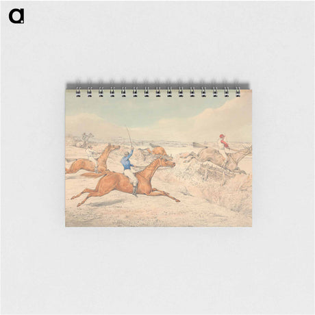 アートメモ帳-Steeplechasing: Four Riders Taking a Ditch and an Oxer
 - イェール大学アートギャラリー Memo.