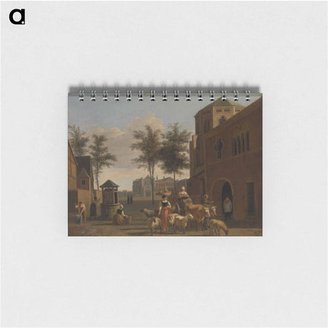 アートメモ帳-View of a Town with Figures
 - バーンズ・コレクション Memo.