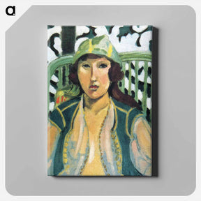 アートパネル-Woman with Oriental Dress - アンリ マティス Canvas.