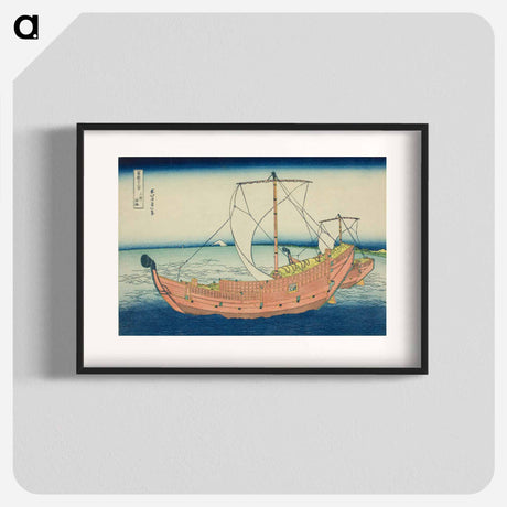 アートポスター-Hokusai's At Sea off Kazusa - 葛飾 北斎 Poster.
