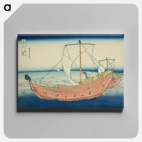 アートパネル-Hokusai's At Sea off Kazusa - 葛飾 北斎 Canvas.