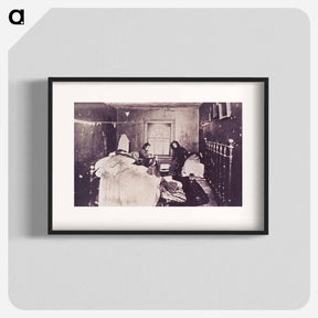 アートポスター-Home "Finishers": A Consumptive Mother and Her Two Children at Work
 - 国立医学図書館 Poster.