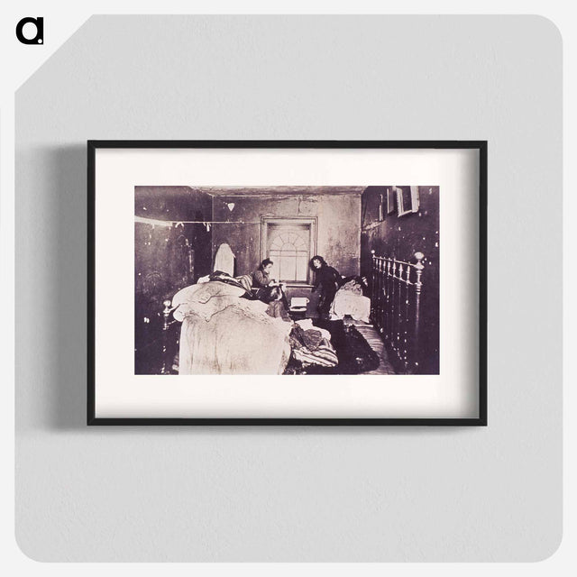 アートポスター-Home "Finishers": A Consumptive Mother and Her Two Children at Work
 - 国立医学図書館 Poster.