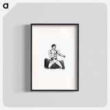 アートポスター-Boxing Fighter
 - 大英図書館 Poster.