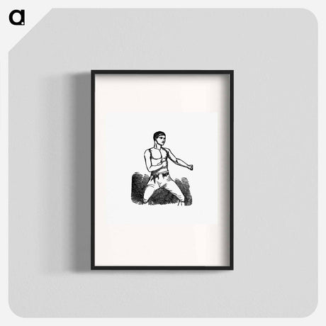 アートポスター-Boxing Fighter
 - 大英図書館 Poster.