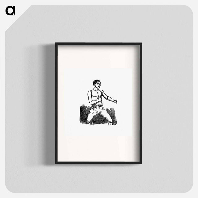 アートポスター-Boxing Fighter
 - 大英図書館 Poster.