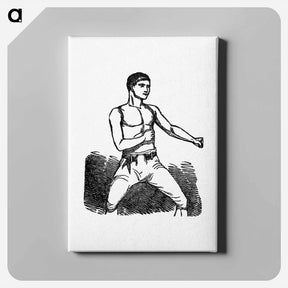アートパネル-Boxing Fighter
 - 大英図書館 Canvas.