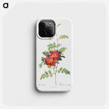 Alpine Rose - Pierre Joseph Redouté Phone Case.