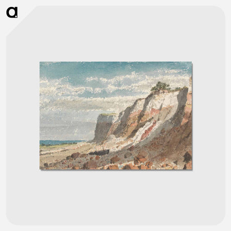 アートポストカード-Seashore and Cliffs, with a Horse and Cart and a Beached Boat on Shore
 - イェール大学アートギャラリー Postcard.
