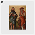 アートポストカード-Saints John and Jerome
 - バーンズ・コレクション Postcard.