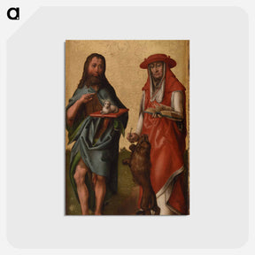 アートポストカード-Saints John and Jerome
 - バーンズ・コレクション Postcard.