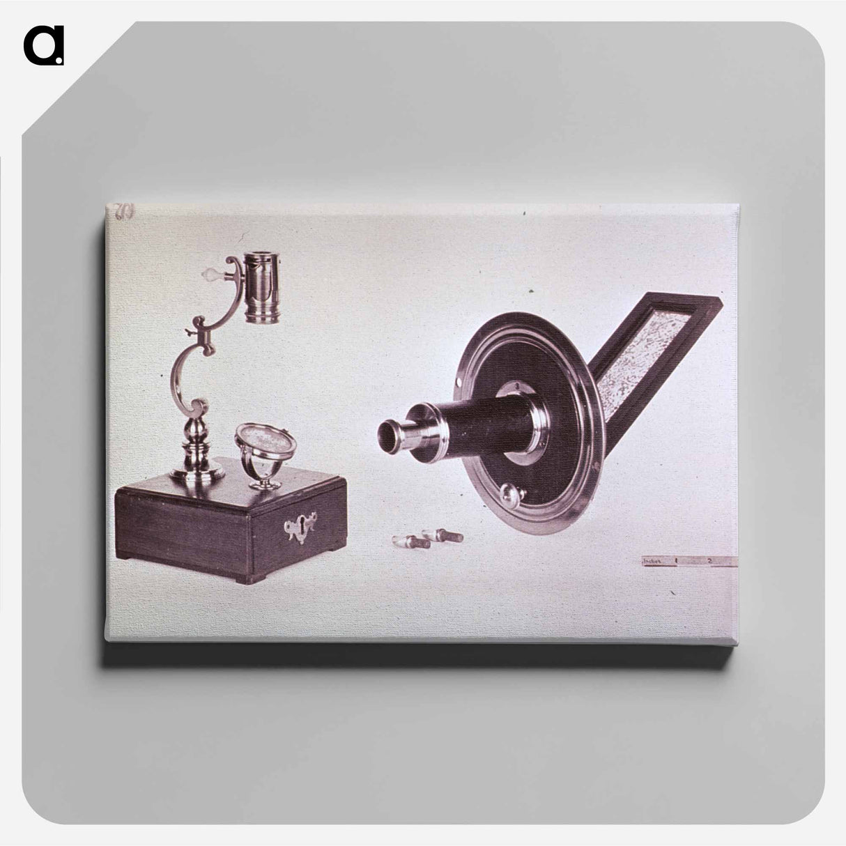 アートパネル-Early Microscope
 - 国立医学図書館 Canvas.