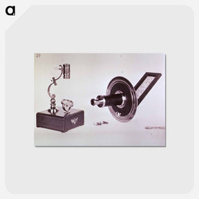 アートポストカード-Early Microscope
 - 国立医学図書館 Postcard.