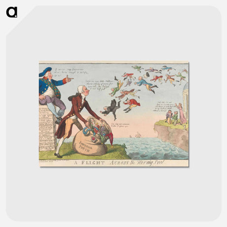 アートポストカード-A Flight Across the Herring Pool
 - イェール大学アートギャラリー Postcard.