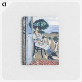 アートメモ帳-Woman holding umbrella - アンリ マティス Memo.
