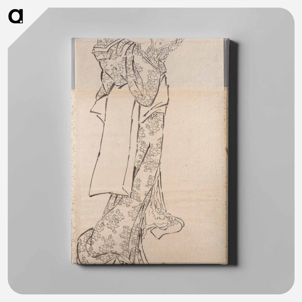Katsushika Hokusai's woman. Album of Sketches - Katsushika Hokusai Canvas.