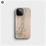 Katsushika Hokusai’s woman. Album of Sketches - 葛飾 北斎 Phone Case.