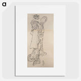 アートポスター-Katsushika Hokusai’s woman. Album of Sketches - 葛飾 北斎 Poster.