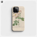 Rose illustration - Pierre Joseph Redouté Phone Case.