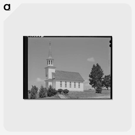 アートポストカード-Genesee Valley Lutheran Church
 - ラッセル リー Postcard.