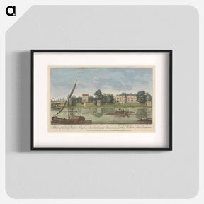 アートポスター-A View of the Earl of Radnor's House at Twickenham
 - イェール大学アートギャラリー Poster.