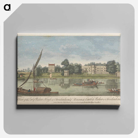 アートパネル-A View of the Earl of Radnor's House at Twickenham
 - イェール大学アートギャラリー Canvas.