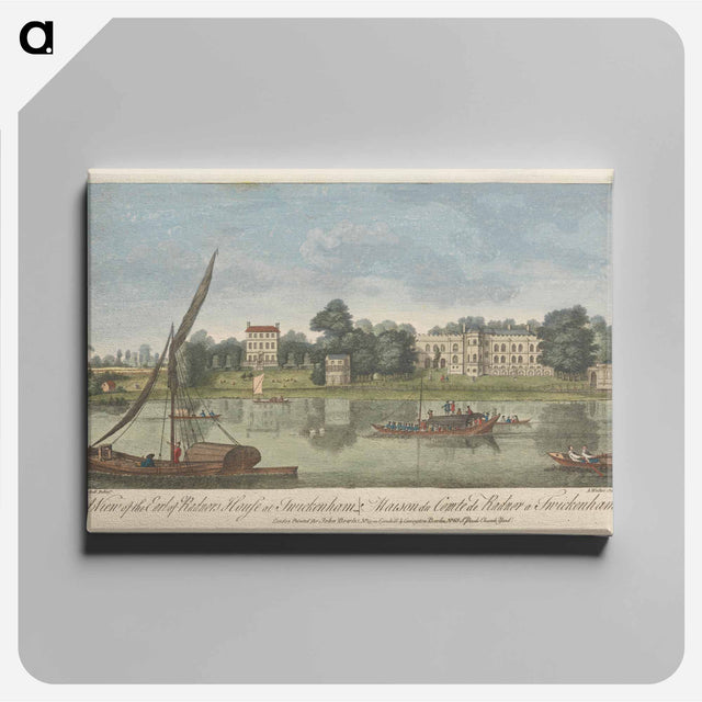 アートパネル-A View of the Earl of Radnor's House at Twickenham
 - イェール大学アートギャラリー Canvas.