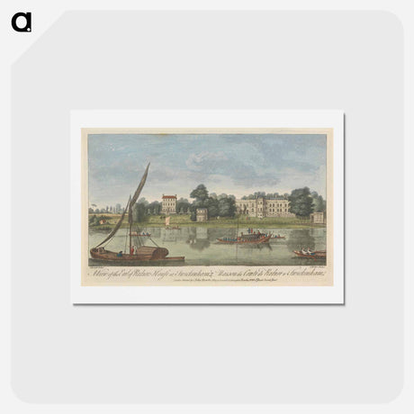 アートポストカード-A View of the Earl of Radnor's House at Twickenham
 - イェール大学アートギャラリー Postcard.