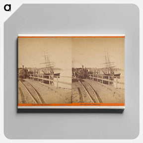 アートパネル-Vancouver Island Railroad, Nanaimo
 - エドワード マイブリッジ Canvas.