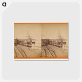 アートポストカード-Vancouver Island Railroad, Nanaimo
 - エドワード マイブリッジ Postcard.