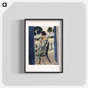 アートポスター-Woman holding umbrella - アンリ マティス Poster.