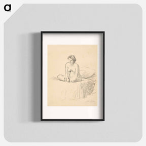 アートポスター-Seated Nude
 - バーンズ・コレクション Poster.