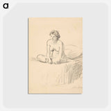 アートポストカード-Seated Nude
 - バーンズ・コレクション Postcard.