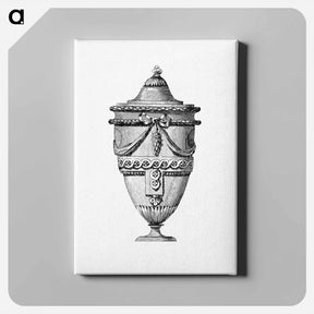 アートパネル-Victorian Urn Engraving
 - 大英図書館 Canvas.