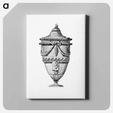 アートパネル-Victorian Urn Engraving
 - 大英図書館 Canvas.