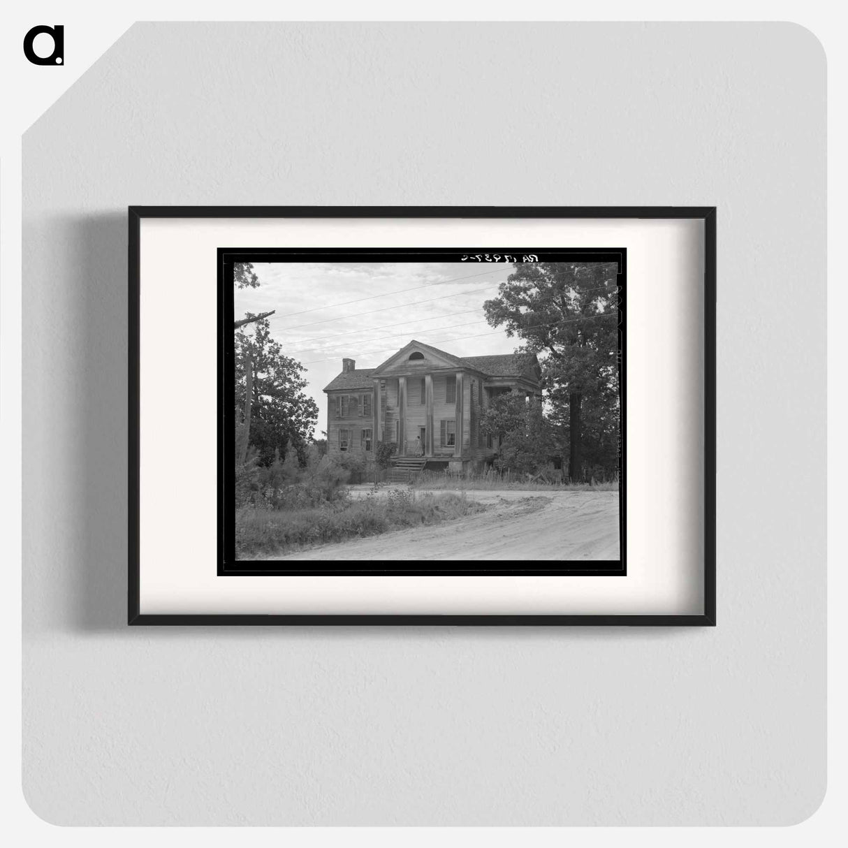 Antebellum plantation - Dorothea Lange Poster.