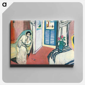 アートパネル-Woman on a Sofa - アンリ マティス Canvas.