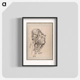 Katsushika Hokusai's samurai, Album of Sketches - Katsushika Hokusai Poster.