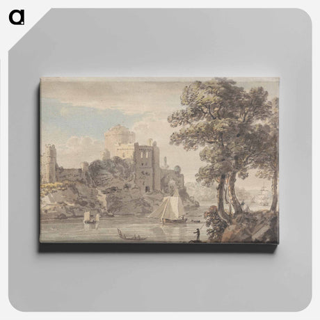 アートパネル-A Castle on a River
 - イェール大学アートギャラリー Canvas.
