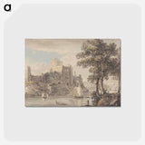 アートポストカード-A Castle on a River
 - イェール大学アートギャラリー Postcard.