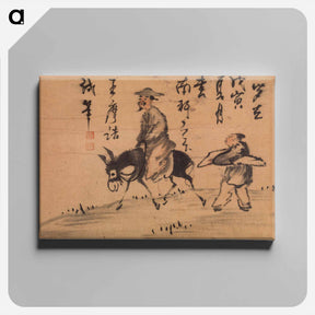 アートパネル-A Poet on Mule
 - バーンズ・コレクション Canvas.