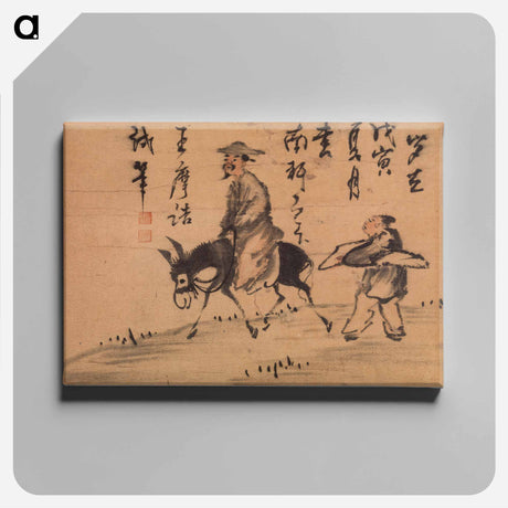 アートパネル-A Poet on Mule
 - バーンズ・コレクション Canvas.