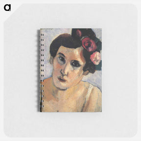 アートメモ帳-Woman's Head, Flowers in Her Hair - アンリ マティス Memo.