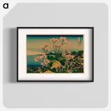 Goten-yama hill, Shinagawa on the Tokaido - 葛飾 北斎 Poster.