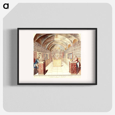 アートポスター-Officina Pharmaceutica Dietericiana ad Insigne Stellae Aureae
 - 国立医学図書館 Poster.