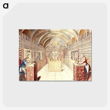 アートポストカード-Officina Pharmaceutica Dietericiana ad Insigne Stellae Aureae
 - 国立医学図書館 Postcard.