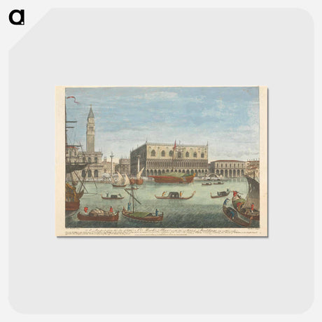 アートポストカード-A Prospect from the Sea of little St. Mark's Place with the Publick Buildings on either side.
 - イェール大学アートギャラリー Postcard.