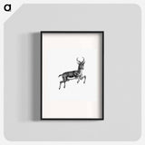 アートポスター-Buck Deer from Portuguese Expedition to Muatianvua
 - 大英図書館 Poster.