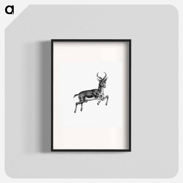 アートポスター-Buck Deer from Portuguese Expedition to Muatianvua
 - 大英図書館 Poster.
